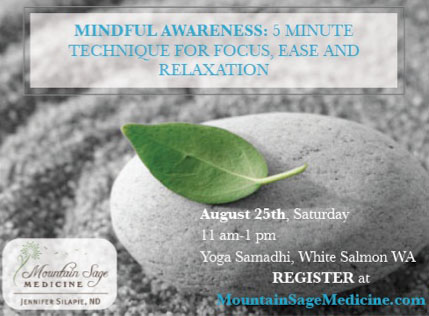 Mindful Awareness - Mountain Sage Medicine